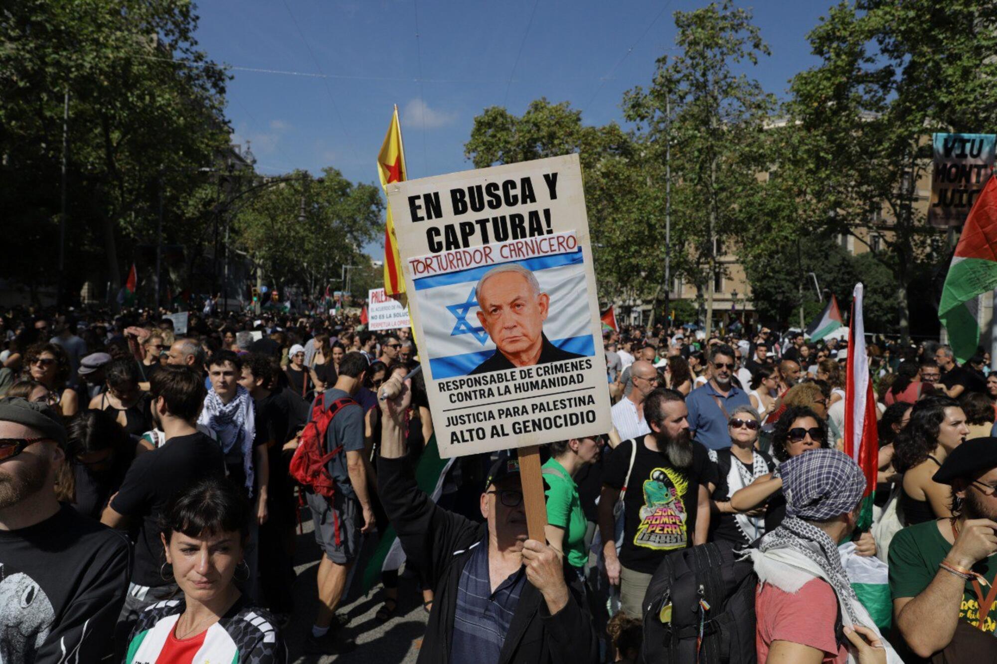 Manifestación Palestina Barcelona - 1